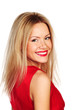 woman in red