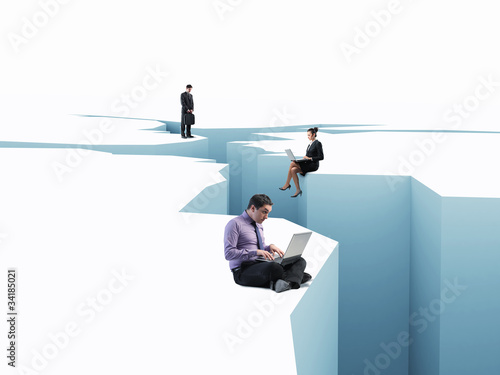 Photo: crisis and solution crisis and solution