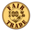 Stamp  "fair trade"