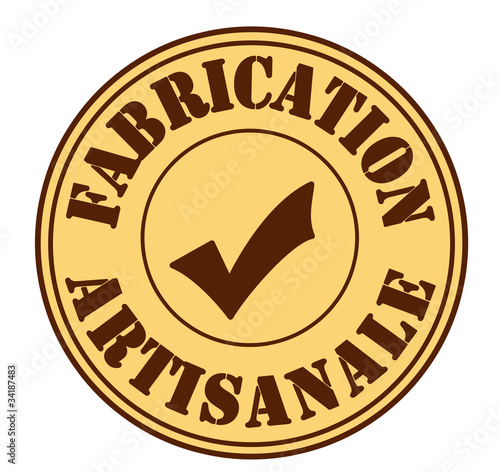 Illustration: Tampon "fabrication artisanale" Tampon "fabrication artisanale"
