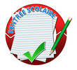 Tampon "rentrée scolaire"
