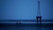 Fishermen at night