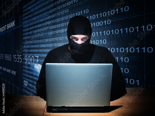 Photo: hacker on duty hacker on duty