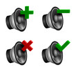 Lautstärke Icons