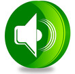Volume glossy icon