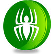 Spider glossy icon