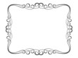 Vector calligraphy penmanship ornamental deco frame pattern Vector calligraphy penmanship ornamental deco frame pattern