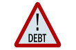 Debt sign