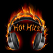 Headphones in fire