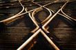 Foto: Eisenbahnkreuzung Eisenbahnkreuzung