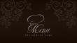 Restaurant menu design