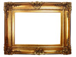 cadre ancien baroque doré
