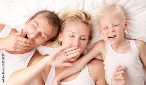 Photo : family at home family at home