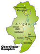 Landkreise Oberallgäu und Kempten Variante4