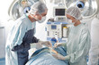 Surgeons performing operation