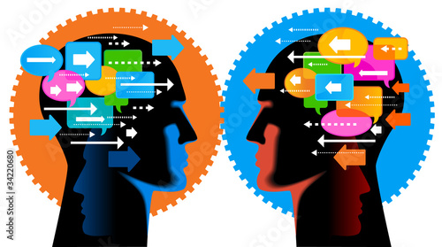 Vector: Communication-person Communication-person