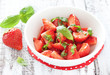 Erdbeersalat mit schwarzem Pfeffer