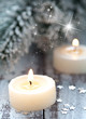 Kerzen zur Weihnachtszeit