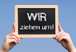Wir ziehen um ! - Konzept Umzug und Wohnung