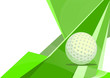 Golf, abstract design