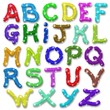 Alfabeto Glitter Brillantini Colori-Glitter Colors Alphabet Alfabeto Glitter Brillantini Colori-Glitter Colors Alphabet