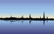 Riga - skyline at morning