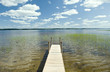 Foto: Finland lake pier Finland lake pier