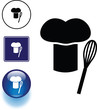 chef hat and whisk chef hat and whisk