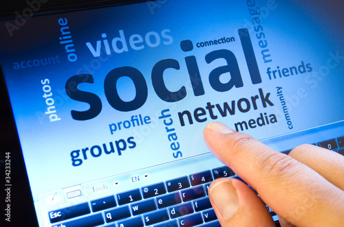 Photo: social network social network