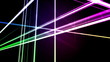 Rainbow lines in motion