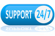 support banner isolated on white