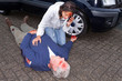 Foto: Phone call for an ambulance Phone call for an ambulance
