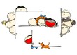 Vector: Funny kids #46 - frames Funny kids #46 - frames