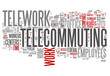 Word Cloud "Telecommuting"