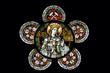 St Barbara Glasfenster