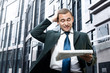 Surprised businessman