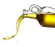 pouring olive oil