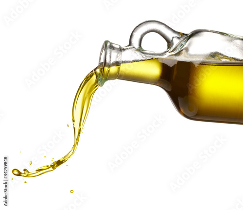 Photo: pouring olive oil pouring olive oil