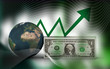 Dollar and graph
