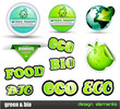 Eco & Green Bio set of stickers