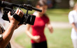 covering an event with a video camera