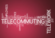 Word Cloud "Telecommuting"