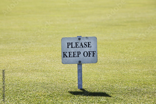 Photo: Please keep off Please keep off