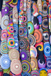 Assorted colorful jewish hats (kipas)