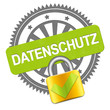 Datenschutz Stempel + Sicherheitsschloss