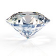diamond jewelry on white background