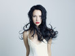 Beautiful lady with magnificent hair Beautiful lady with magnificent hair
