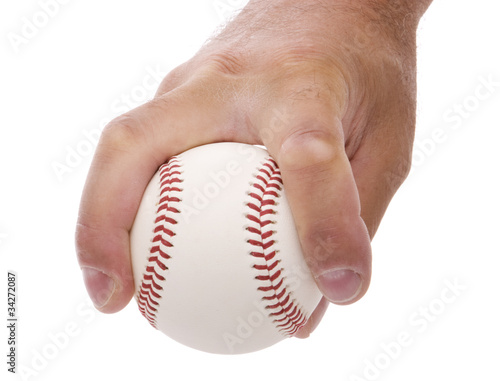 Photo: Split finger fastball grip Split finger fastball grip