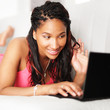 junge Frau am Notebook junge Frau am Notebook