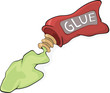 Vector: Tube with glue. Cartoon Tube with glue. Cartoon